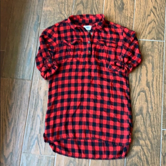 Old Navy Other - OLD NAVY Girls Buffalo Check Flannel Dress Old Navy Other - OLD NAVY Girls Buffalo Check Flannel Dress